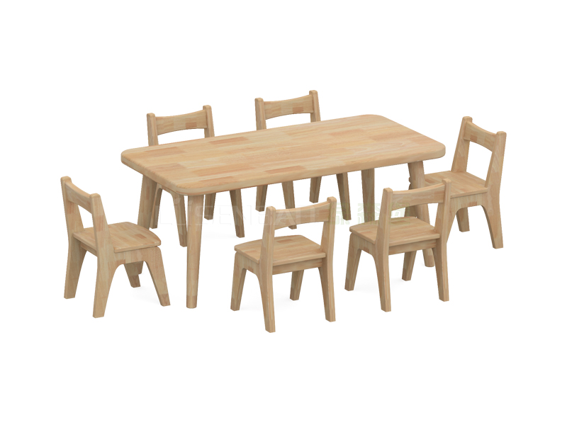 幼儿园家具中班实木长方桌椅.jpg